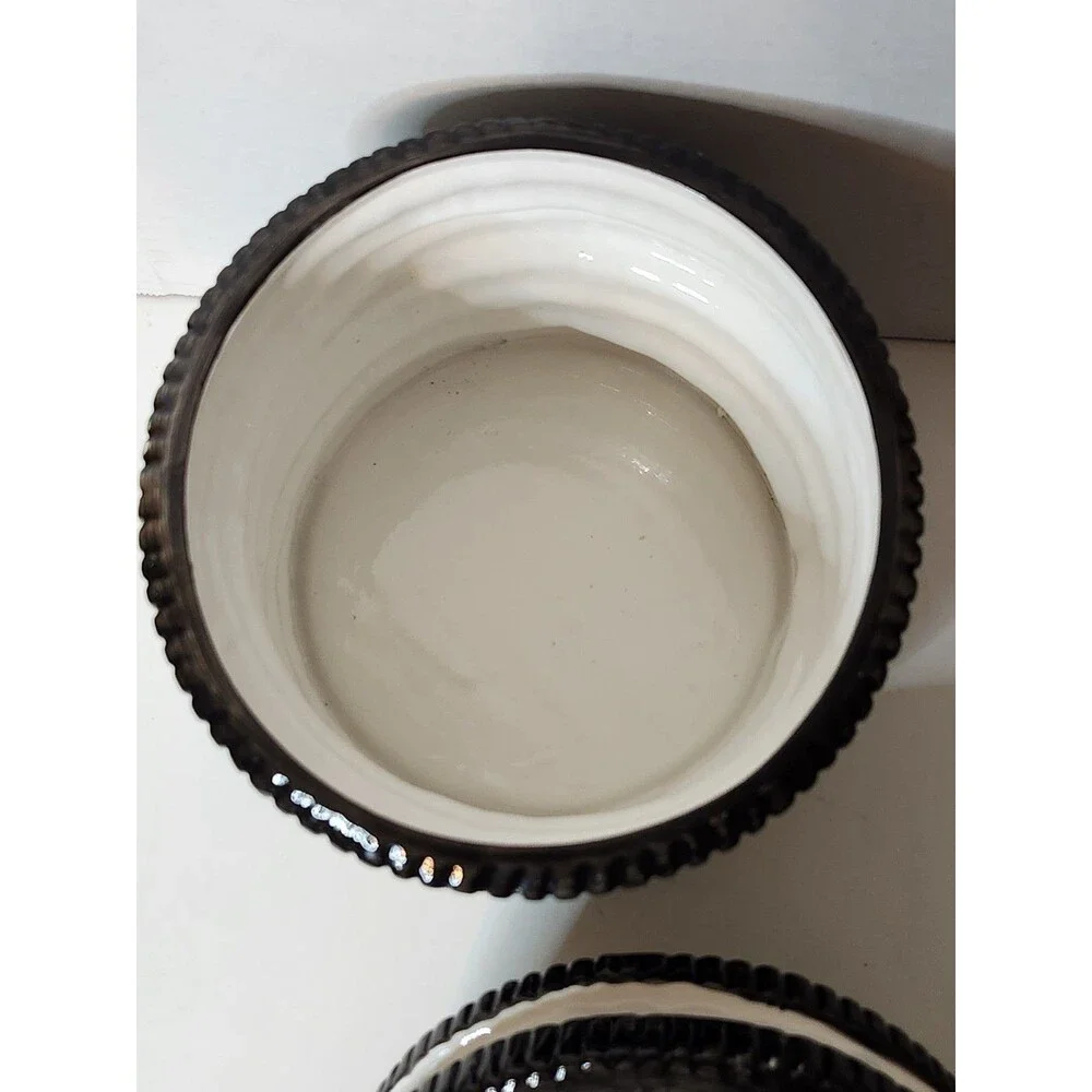Vtg Nabisco Stacked OREO Cookie Jar Treat Container